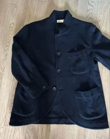 주말 가격 인하 rdv o globe 랑데부 오 그로브 네이비 울 코트