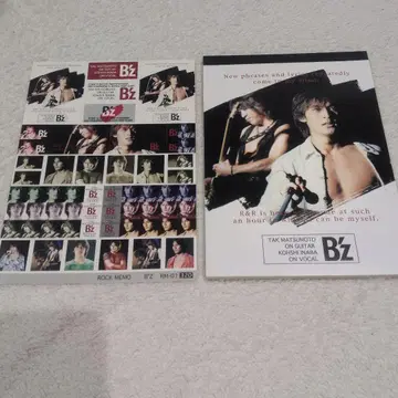 [ 레어 초레어 ] B'z 락 메모 & 씰 세트