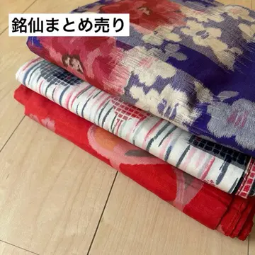 명선 묶음 판매 기모노 리메이크용 수공예 재료 꽃무늬 기하학 패턴