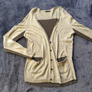 pas de calais 캐시미어 혼방 긴팔 가디건