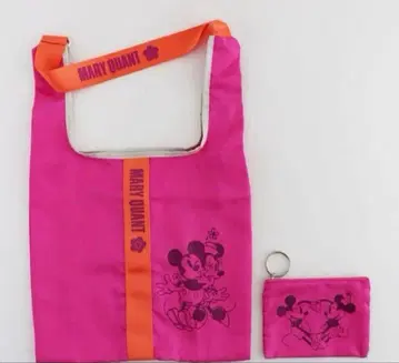 마리 퀀트 미키 미니 에코백 핑크