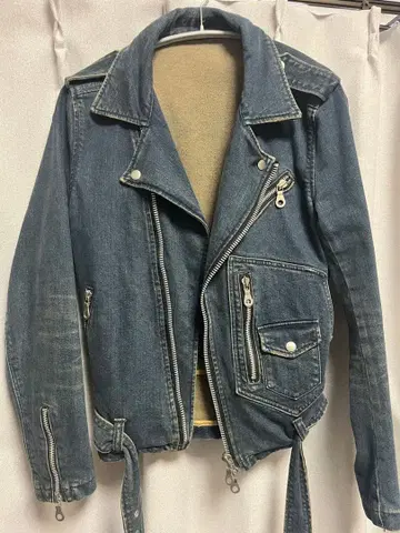 다크 블루 라이더스 데님 자켓