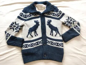 아바크롬비 앤 피치 플리스 라이닝 스웨터 자켓 S