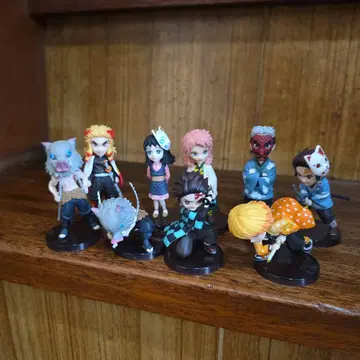 귀멸의 칼날 피규어 월드 콜렉터블 피규어 9체 세트!