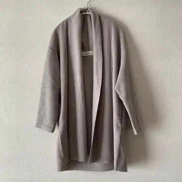 르 멜랑쥬(Le Melange) 플리스지 가디건/그레이
