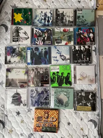 시드 CD 묶음 판매 앨범 4장 싱글 17장 총 21장