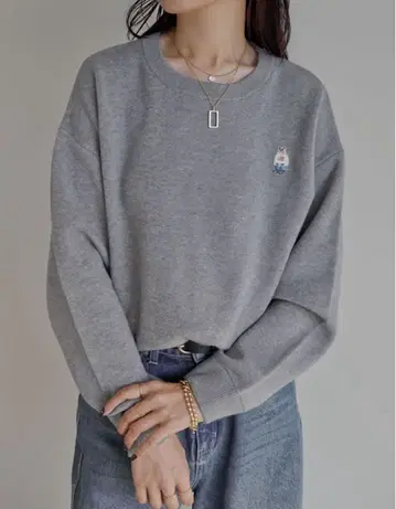 맨투맨 라이크 니트 그레이 M