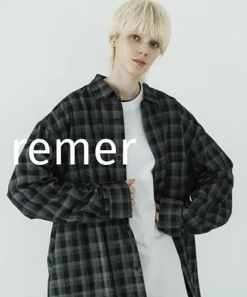 remer loose un-vintage check over shirt