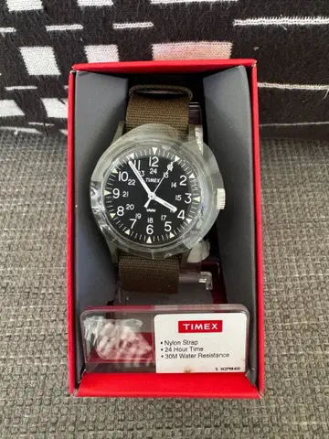 TIMEX 타이맥스 오리지널 캠퍼 블랙 x 그린