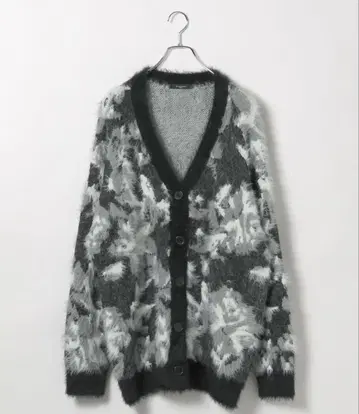 PAGEBOY 샤기 니트 가디건