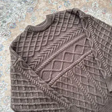 select MOCA 랜덤 케이블 오버 니트