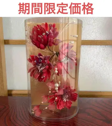 머리 장식 성인식 일본 정통의상 소품 기모노 하카마