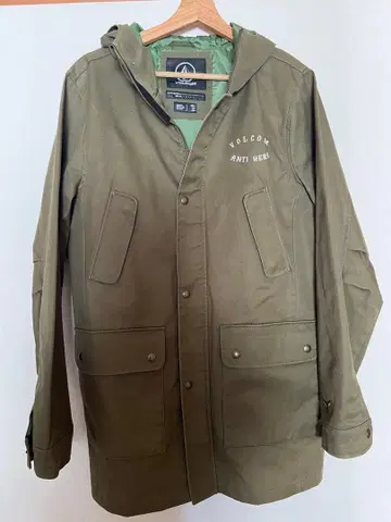 VOLCOM ANTI HERO 자켓 M 올리브 새상품급