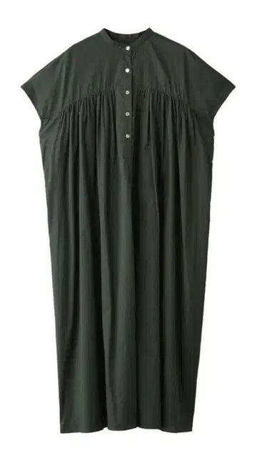 [ nanadecor ] 카르다몬 코튼 린넨 원피스 그린 새상품급