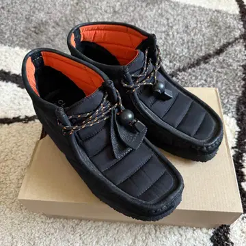 Clarks (클락스) 왈라비 부츠 블랙 퀼트 25.5cm