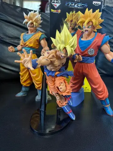 드래곤볼 슈퍼 사이어인 손오공 피규어 세트