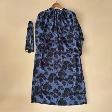 보르지 Tomorrowland 꽃무늬 원피스 벨트 포함 A라인