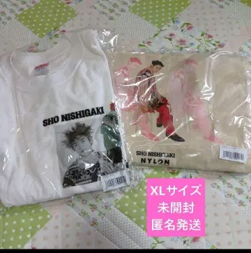 니시가키 쇼 NYLON JAPAN 티셔츠 XL 사이즈 & 토트백 미개봉