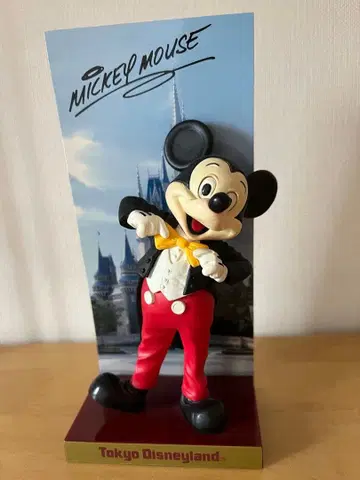도쿄 디즈니랜드 미키마우스 연미복 피규어 피규어린 입상