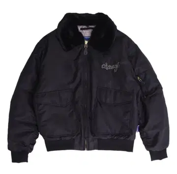always 플라이트 자켓 퍼 MA1 블랙