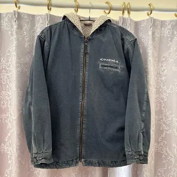 레어 구형 택 90s O'NEILL (오닐) 데님 쉘파 자켓