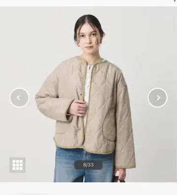 퀼팅 x 인조 모피 리버서블 유나이티드 애로우즈 beauty &y