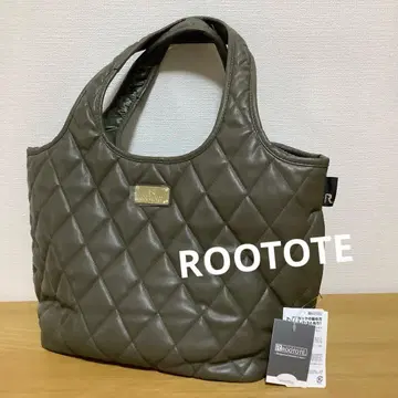 ROOTOTE 루트토트 퀼팅 토트백 카키