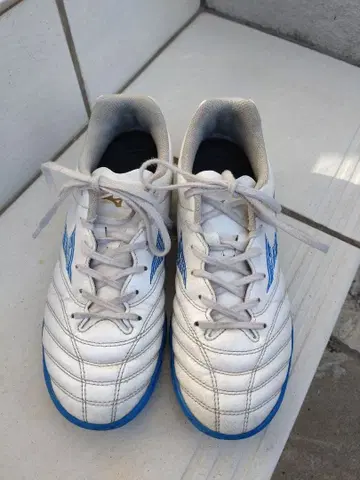 미즈노 모나르시다 네오 축구화 화이트/블루