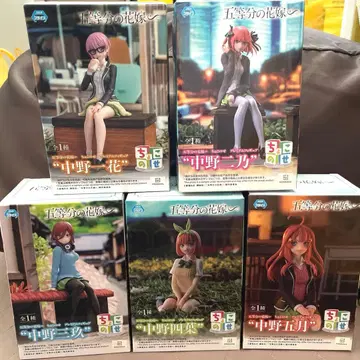 5등분의 신부 쵸코노세 프리미엄 피규어 5종 세트 묶음 판매