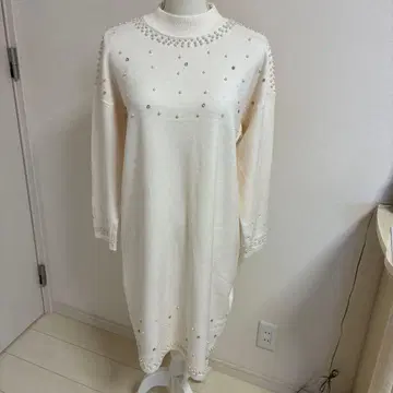 펄 럭셔리 니트 원피스