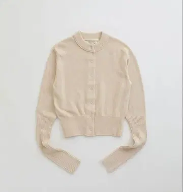 THE SHINZONE long rib cardigan ECRU