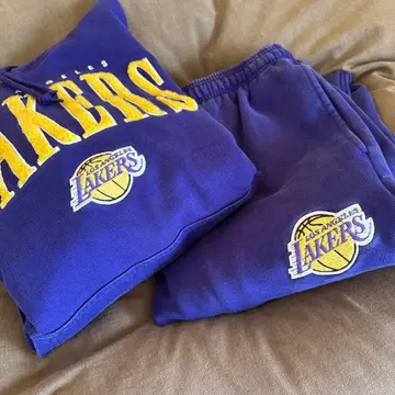 [ 완판템 ] GAP NBA 한정판 콜라보 LAKERS 후드티 셋업