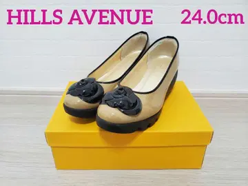 [ 새상품급 ] 힐즈아베뉴 까멜리아 모티브 웨이브 밑창 24.0cm