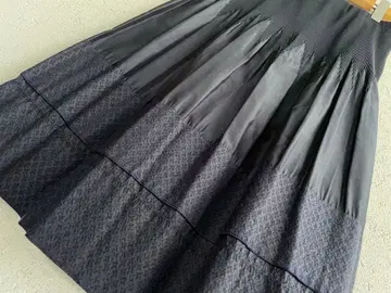 새상품급 하나에모리 일본제 디자인 스커트 엘레강트 모리하나에 드레스 레어