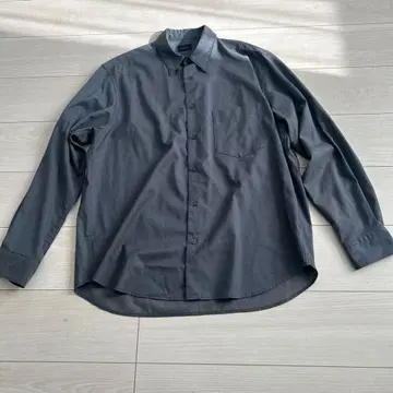 워셔블 비에라 셔츠 그레이 L