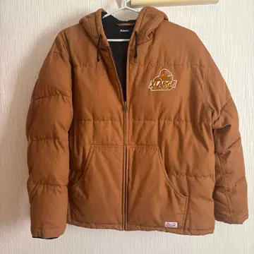 XLARGE 브라운 다운 자켓 XL