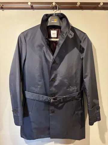 다케오 키쿠치 네이비 트렌치코트 M 사이즈 벨트 포함