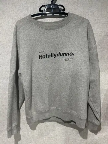 TRAP/U 그레이 맨투맨 M