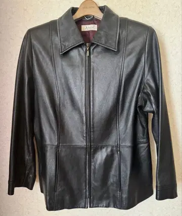 도쿄 스타일 Anis 블랙 라무 가죽 자켓