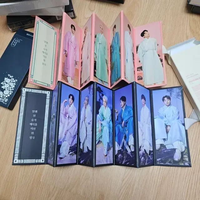 2개 일괄 bts 방탄소년단 달마중 폴딩포토