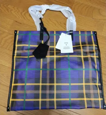 CONVERSE TOKYO 체크 무늬 토트백