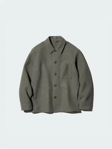 올리브 그린 버튼업 자켓