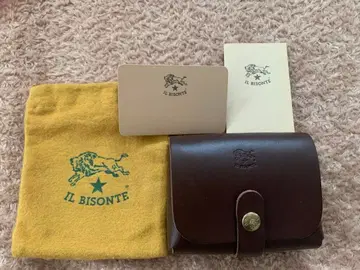 ILBISONTE 일비종떼 카드 케이스 명함지갑 다크 브라운
