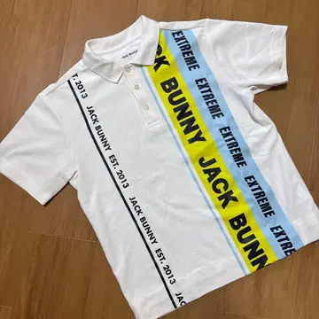 Jack Bunny 피케 셔츠 화이트 스트라이프