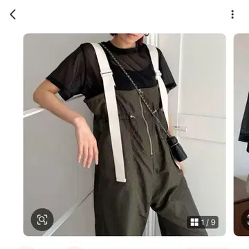 wide suspenders color stitch salop ette