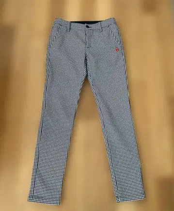 르꼬끄골프 글렌체크 패턴 여성 팬츠 속기모 사이즈 S