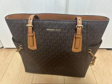 MICHAEL KORS 브라운 토트백