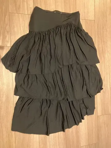 H&M EDITION 블랙 플레어 스커트 S