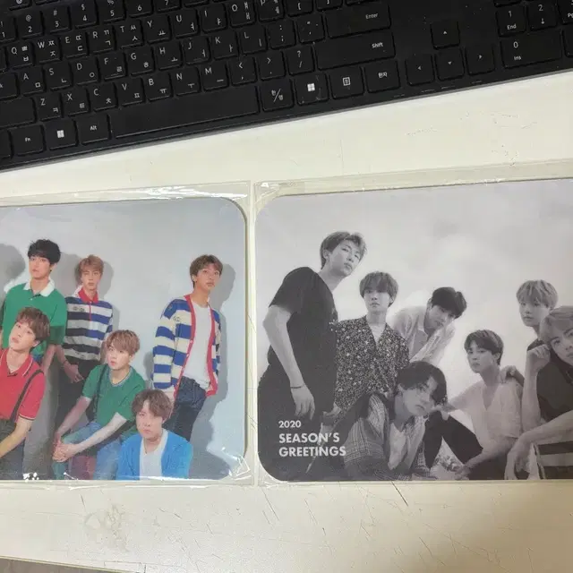 [미개봉/최상] 방탄소년단 방탄 2020 시그 시즌그리팅 마우스패드 특전