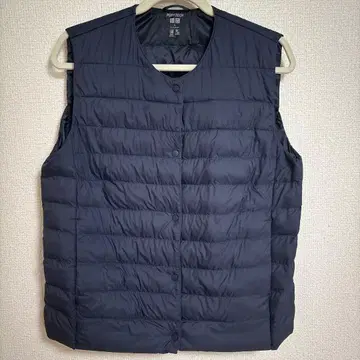 UNIQLO PUFFTECH 컴팩트 베스트 XL 네이비
